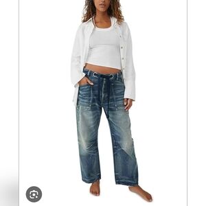 Free People Moxie Barrel Jeans